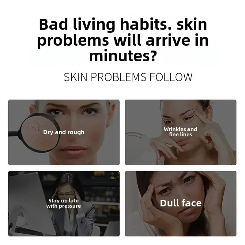 Anti- Wrinkle Face Skin care Serum Set Fade Fine Lines Facial Moisturizing brightning Anti Aging Firming Skin Care Essence oil