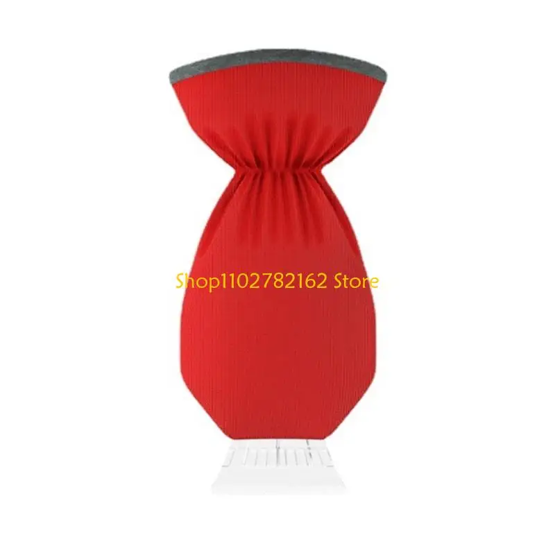 547B （1 pcs）Ice Scraper Mitt for Car Windshield Waterproof Snow Glove Removal Tool with Thick Warm Fleece Lining Shovel