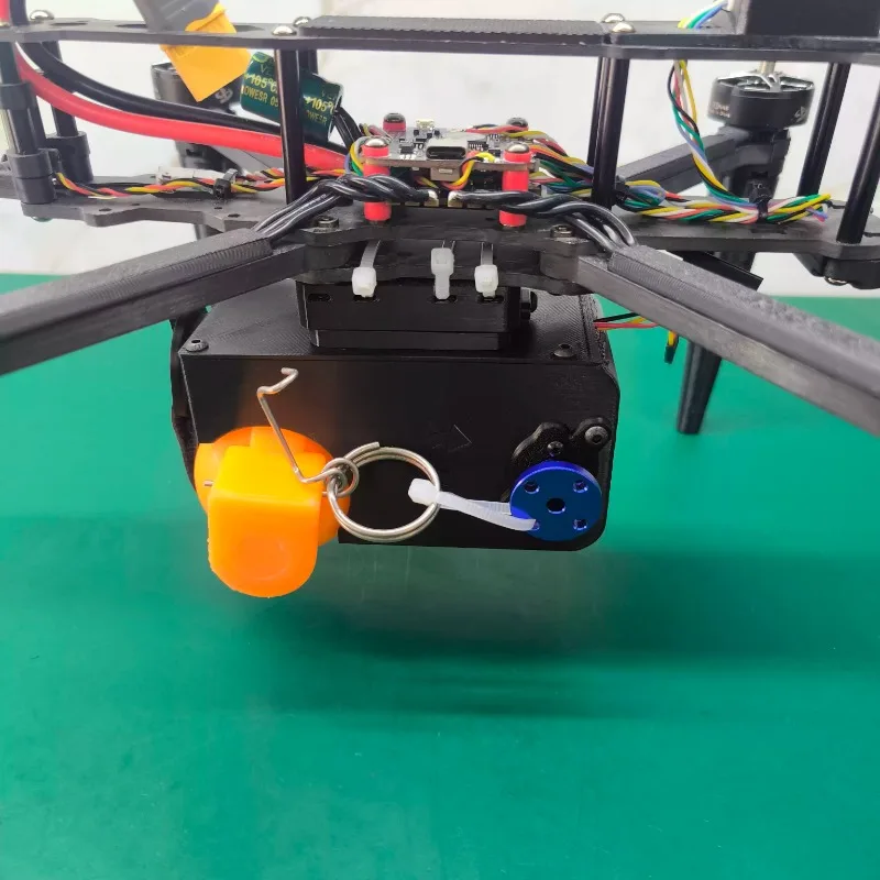 1Pc Single Switch 25N Servo Payload Release Ring Pull Integrated Sleeve Airdrop Device For FPV RC Drone Spare Accessory