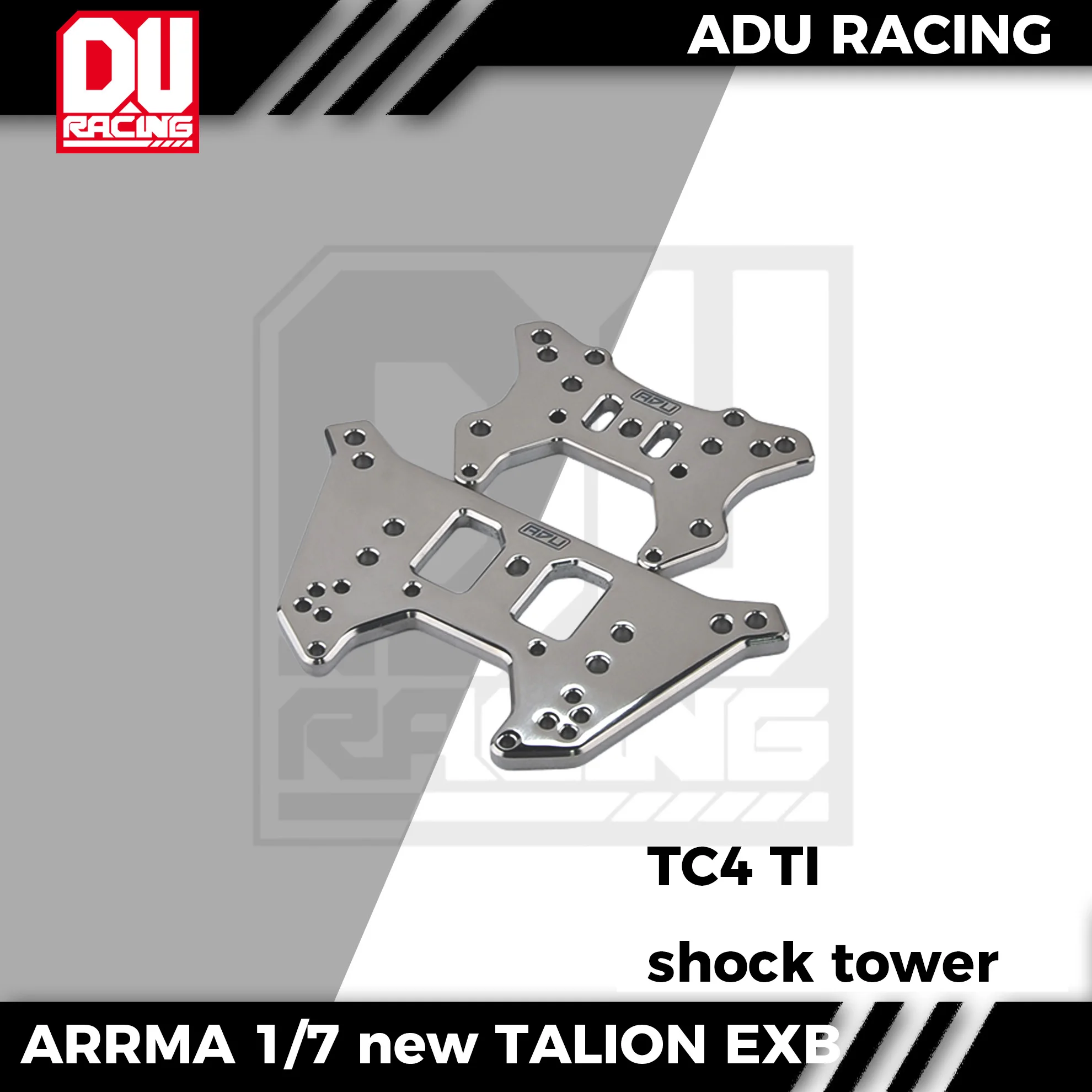 adu-レーシング-ショックタワー-cnc-tc4-ti-for-arrma-6s-1-7-新品-talion-exb