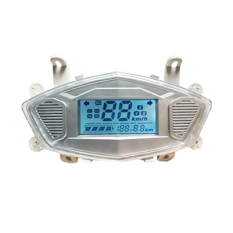 New Juying LCD Instrument Assembly for Electric Scooter, Universal Single-wire Connection & Phase Wire, 48V/60V/72V
