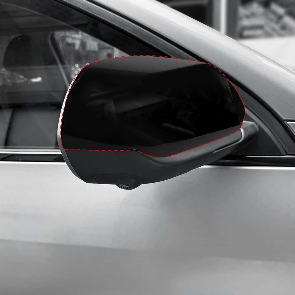 Exterior Accessories Carbon Fiber Black Rearview Mirror Decoration Cover Trim For Chevrolet Equinox 2025 2026 Car Supplies view 4