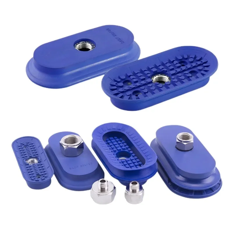 Robot Double-layer long oval vacuum suction cup Robot hardware SAOF/SAOB80 × 40 wood steel plate suction cup