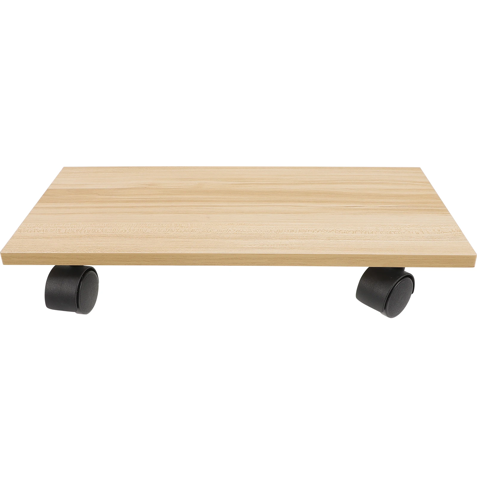 

Computer Tower Wheels Desktop PC Pc Desk Accessories Pc Holder Holder Under Desk Rolling Cart Wooden Base Plastic Caster