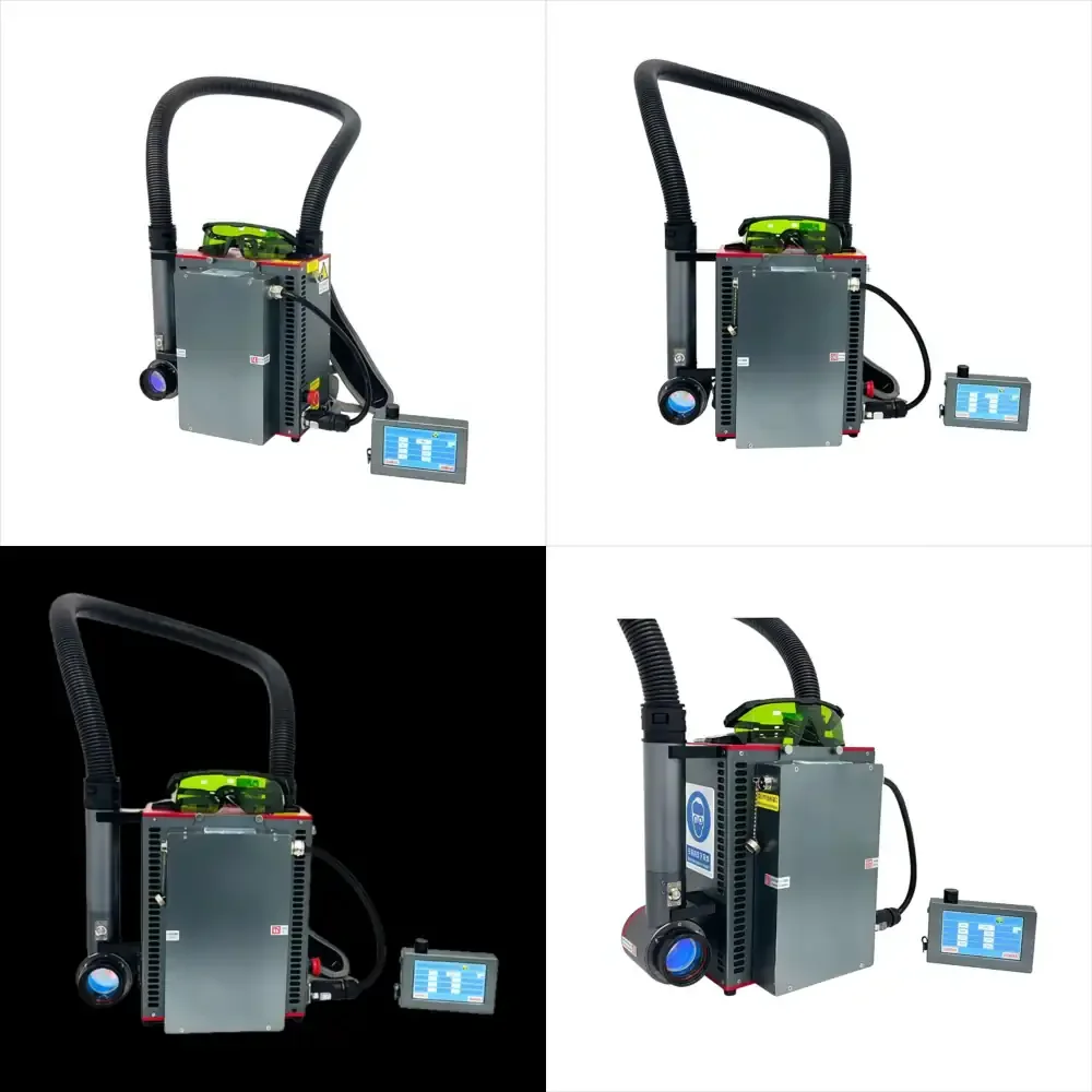 Fiber Portable Pulse Cleaning Machine Stainless Metal Steel Plastic Paint Cleaner Cleaning Machine