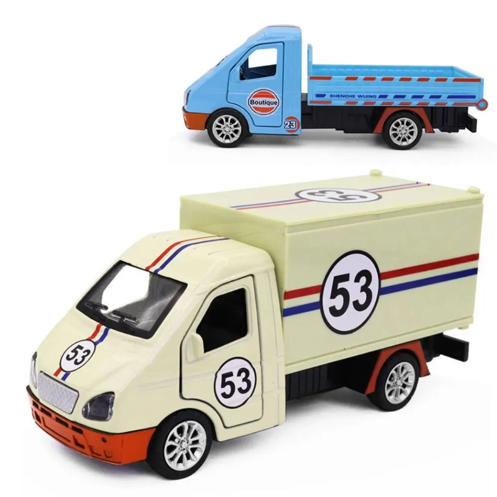 Modèle de camionnette en alliage de véhicule de Simulation, portes ouvertes, voiture de traction en alliage Vintage rétro classique, modèle de voiture en alliage 1:32