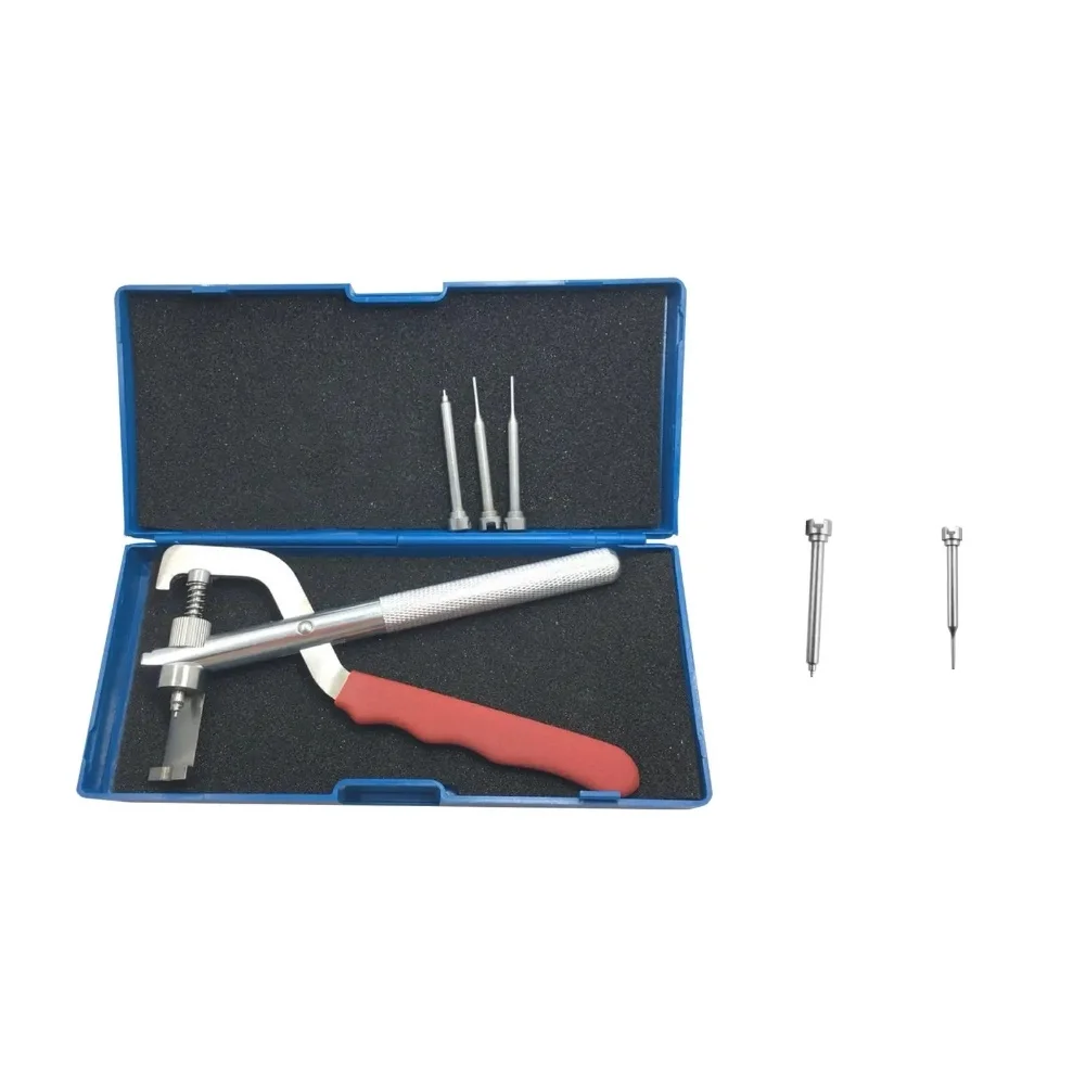 Automotive Key Clamp Tool for Folding Key Disassembly and Blade Pin Removal Compatible with Multiple Vehicle Brands