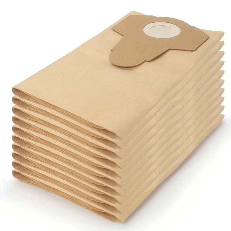 10pcs Premium vacuum cleaner bag compatible with Einhell 5.28 gallon wet/dry - efficient dirt catcher