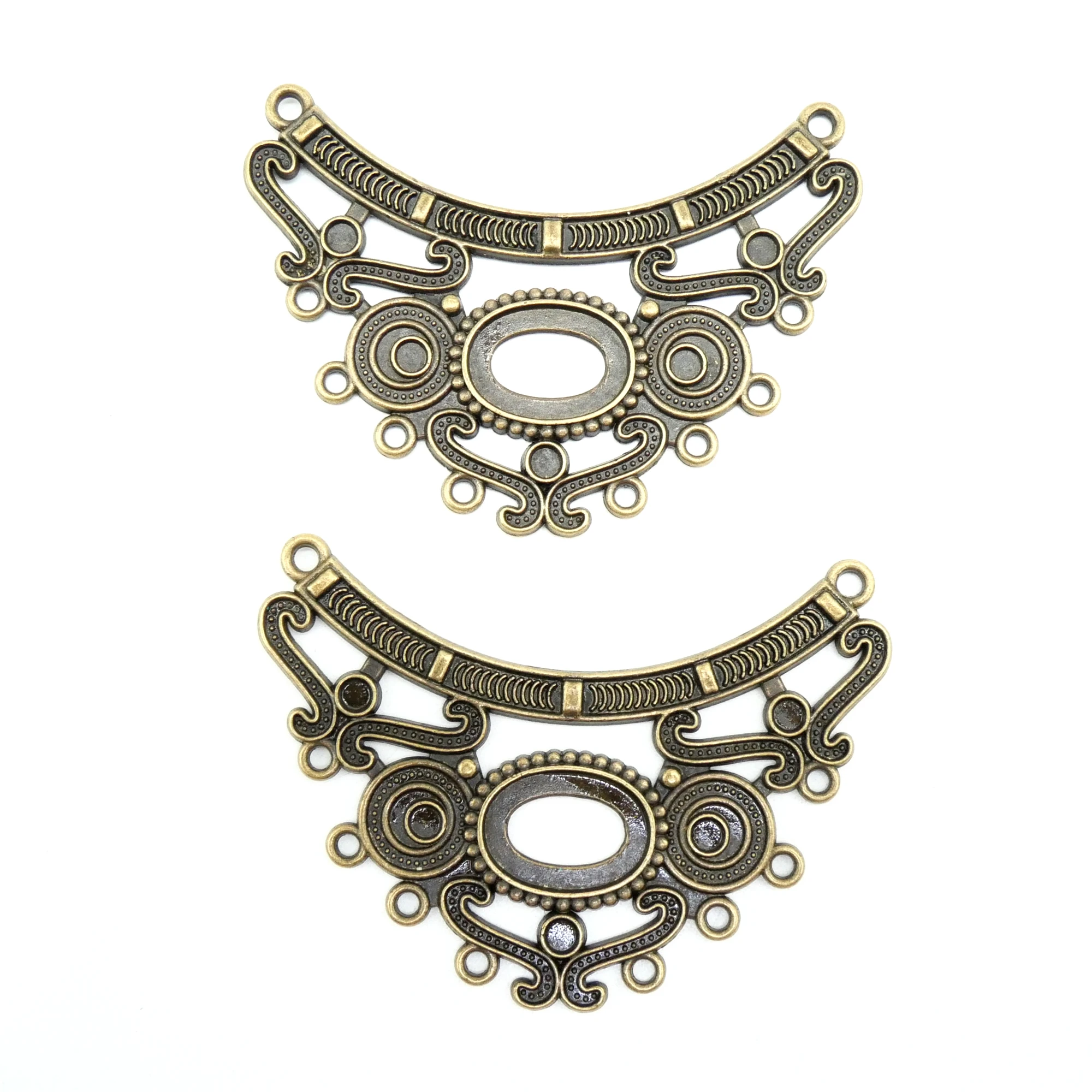 4Pcs Alloy Jewelry Accessories Connector Pendant Suitable For Necklace Sweater Chain Four Colors Optional