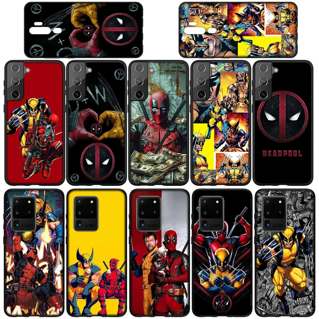 Marvel Comics Wolverine Deadpool for OPPO A17 A15 A16 A12 A53 A54 A57 A78 A79 A58 A38 A98 A94 A96 A74 A95 A77 A76 Cover Case