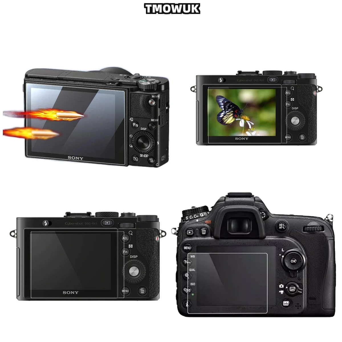 

For A6600 A6000 A6300 A5000 A6500 NEX6 NEX-5N NEX-7 9H HD Tempered Glass Film Screen Protector
