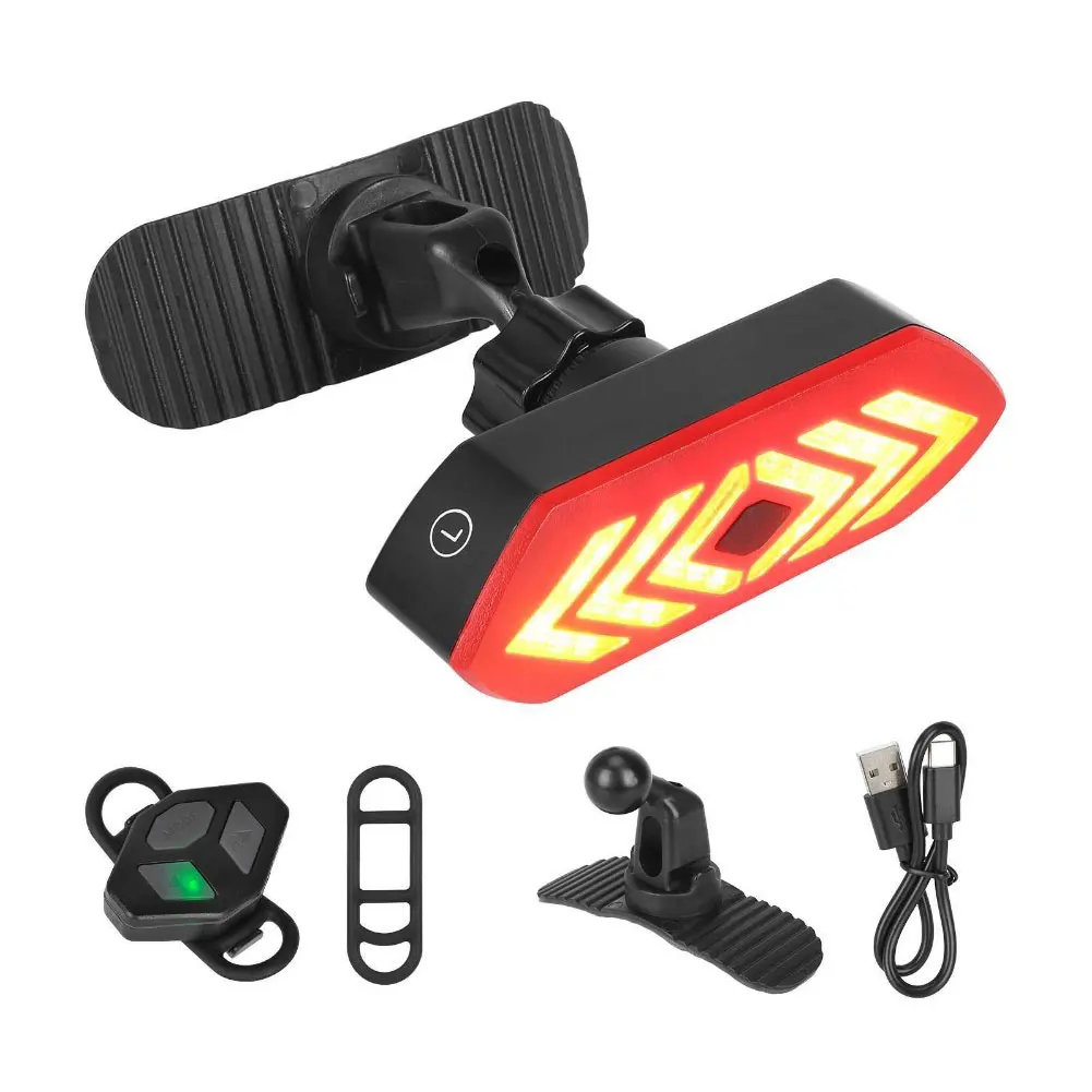 

USB Rechargeable LED Tail Light with Remote Control for Electric Scooters to Improve Safety and Riding Experience