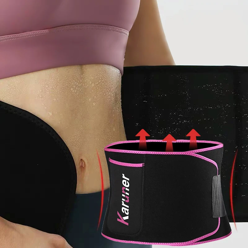 Waist Trimmer for Women and Men Sweat Band Waist Trainer for High-Intensity Training & Workouts