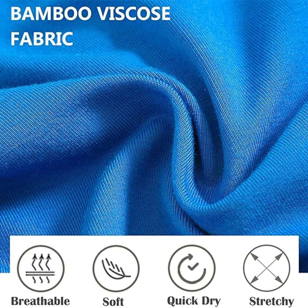 Jinshi Mens Underwear Bamboo Viscose Briefs Sexy Breathable Soft Pouch Bikini Panties