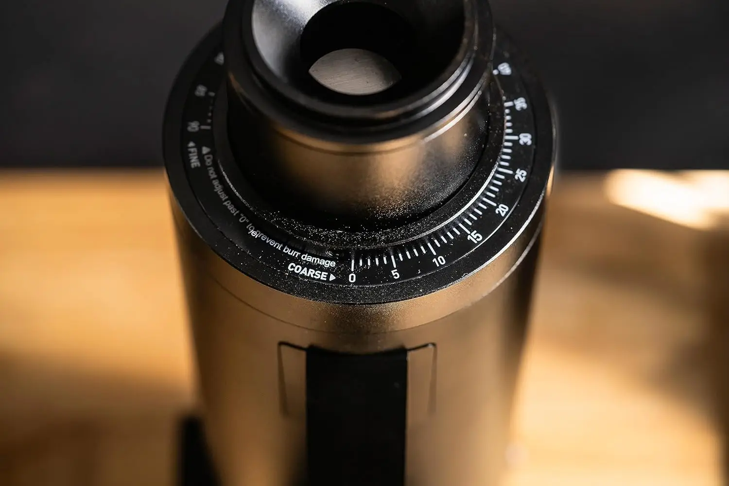 Variable Speed Single Dose Coffee Grinder (Black)