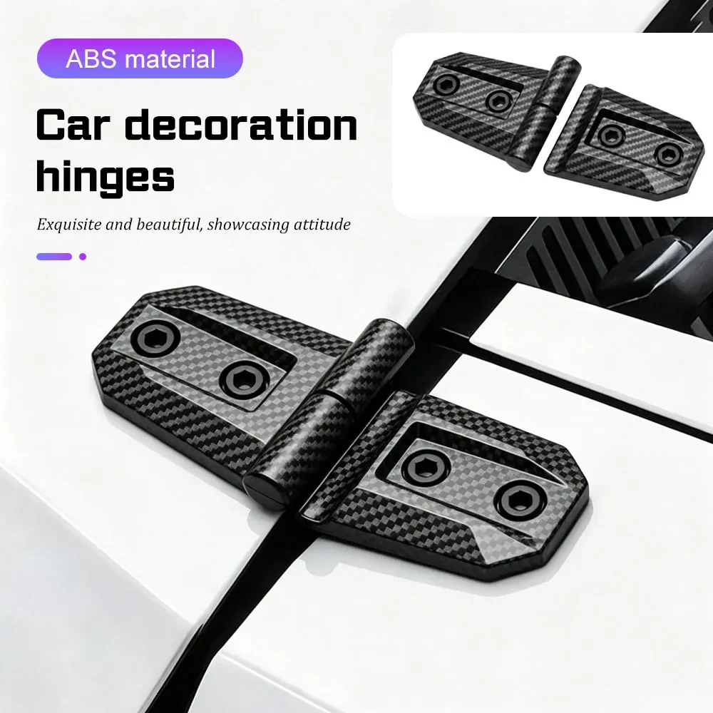 Universal ABS Off-Road Car Exterior Hinge Trim Easy Installation For SUV Pickup Sedan Exterior Stylingand Exterior Accessories