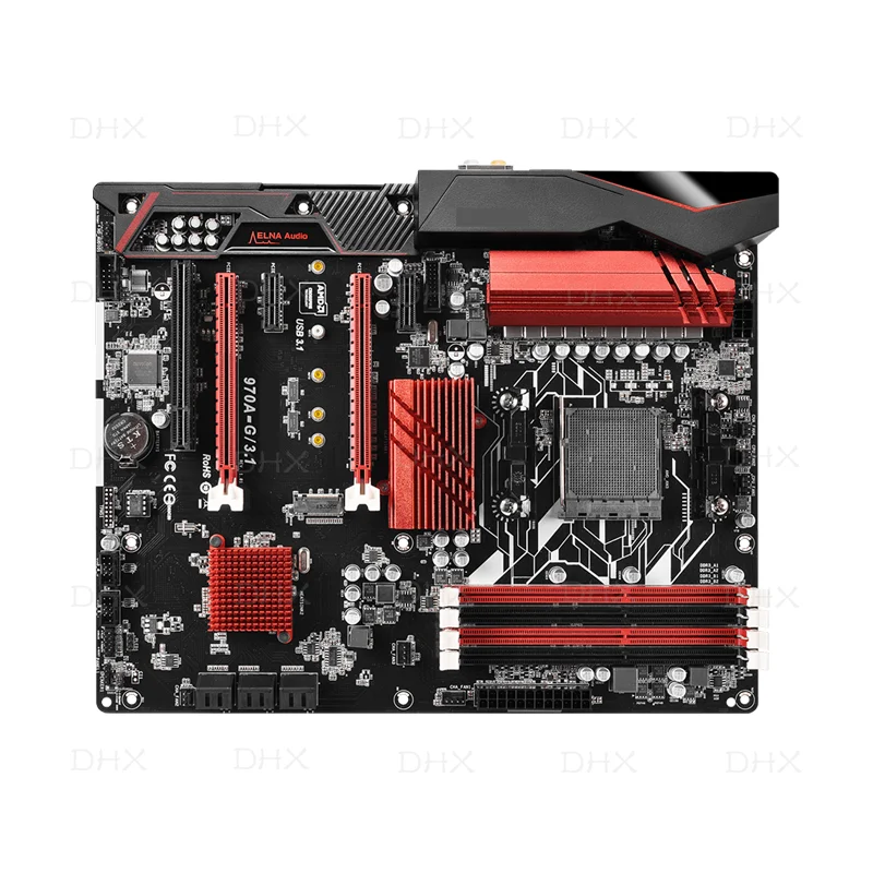 For Asrock 970A-G/3.1 Motherboard 64GB AM3 DDR3 ATX 970 Mainboard 100% Tested Fully Work be shipp quickly DH