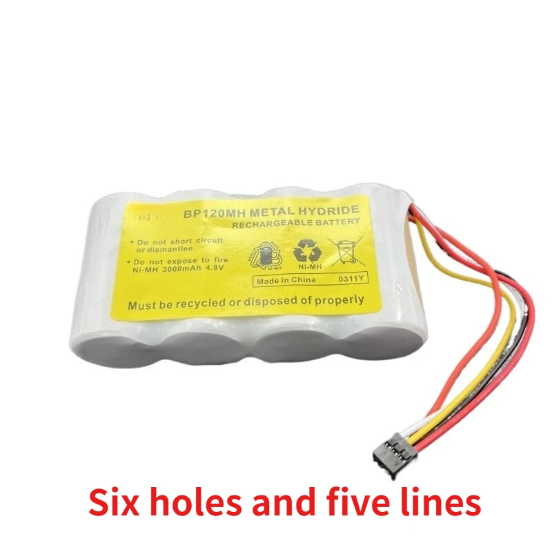 4.8V 3000mAh Rechargeable BP120MH NI-MH Battery Pack for FLUKE B11483 123 125S 125 F125S 124 ( Firmware Below V2) Oscilloscope