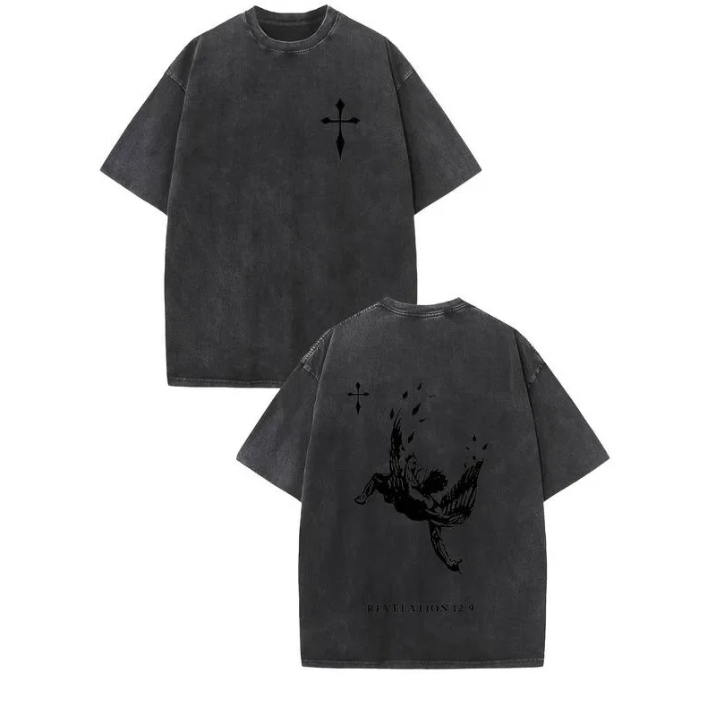 

Футболка в стиле ретро, мужская и женская винтажная футболка высокого качества, хлопковая модная футболка с короткими рукавами, мягкие дышащие топы