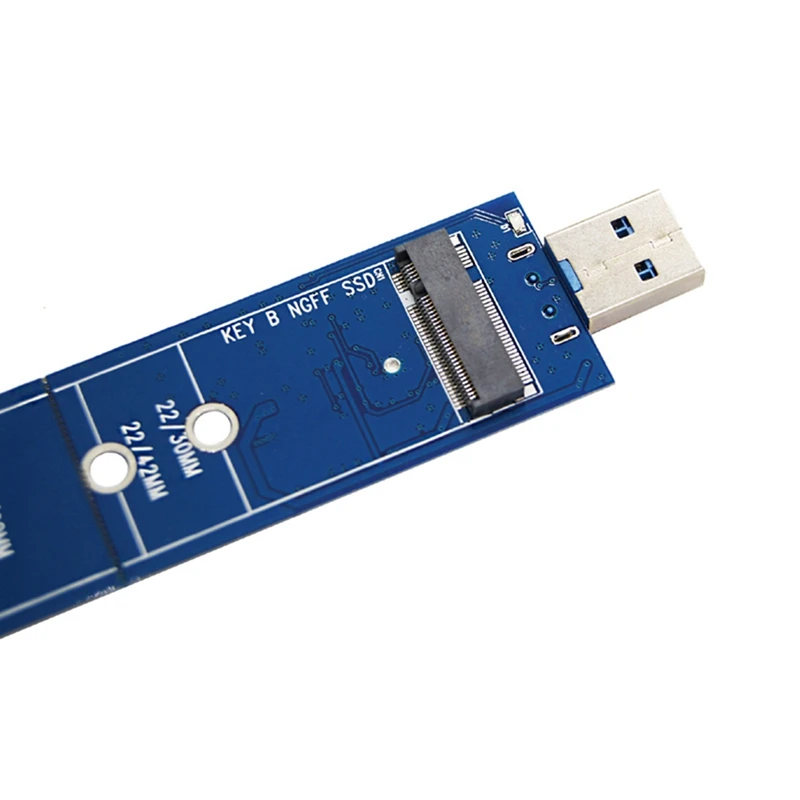 2X SSD M2 do USB Adapter M.2 na USB Adapter B klucz M.2 protokół SATA Adapter SSD karty USB 3.0 SSD z NGFF