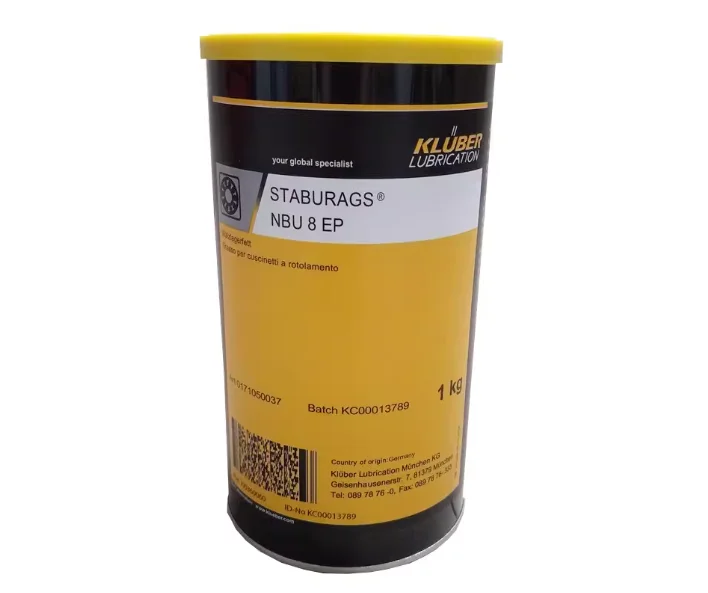 1KG FOR Kluber NBU8EP Lubrication Spindle Bearings STABURAGS NBU 8 EP for Traction motors Journal bearings Electric motors Pumps