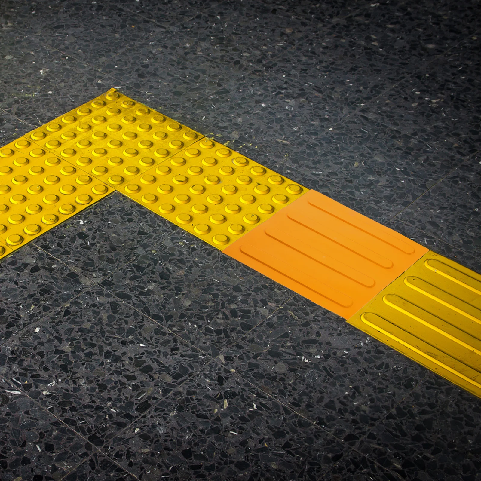 Blind Bricks Walkway Sidewalk PVC Durable Practical Long Use Easy Operate Peel Blind Strip New Look Road Floor Multifunctional