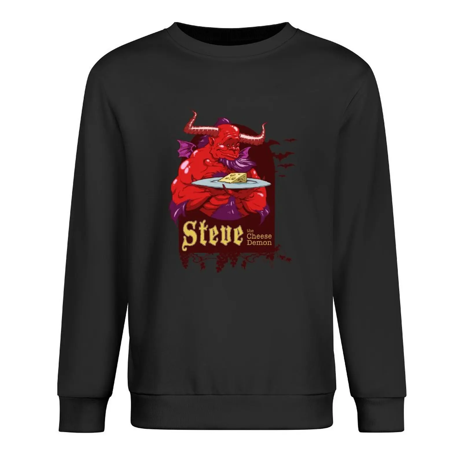 

Steve the Cheese Demon Pullover men wear anime clothing mens clothes autumn clothes new sweatshirt