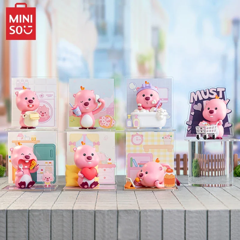 

MINISO Blind Box ZANMANG LOOPY Cute Daily Series Micro Kawaii Doll Model Desktop Decoration Birthday Gift Children's Toy