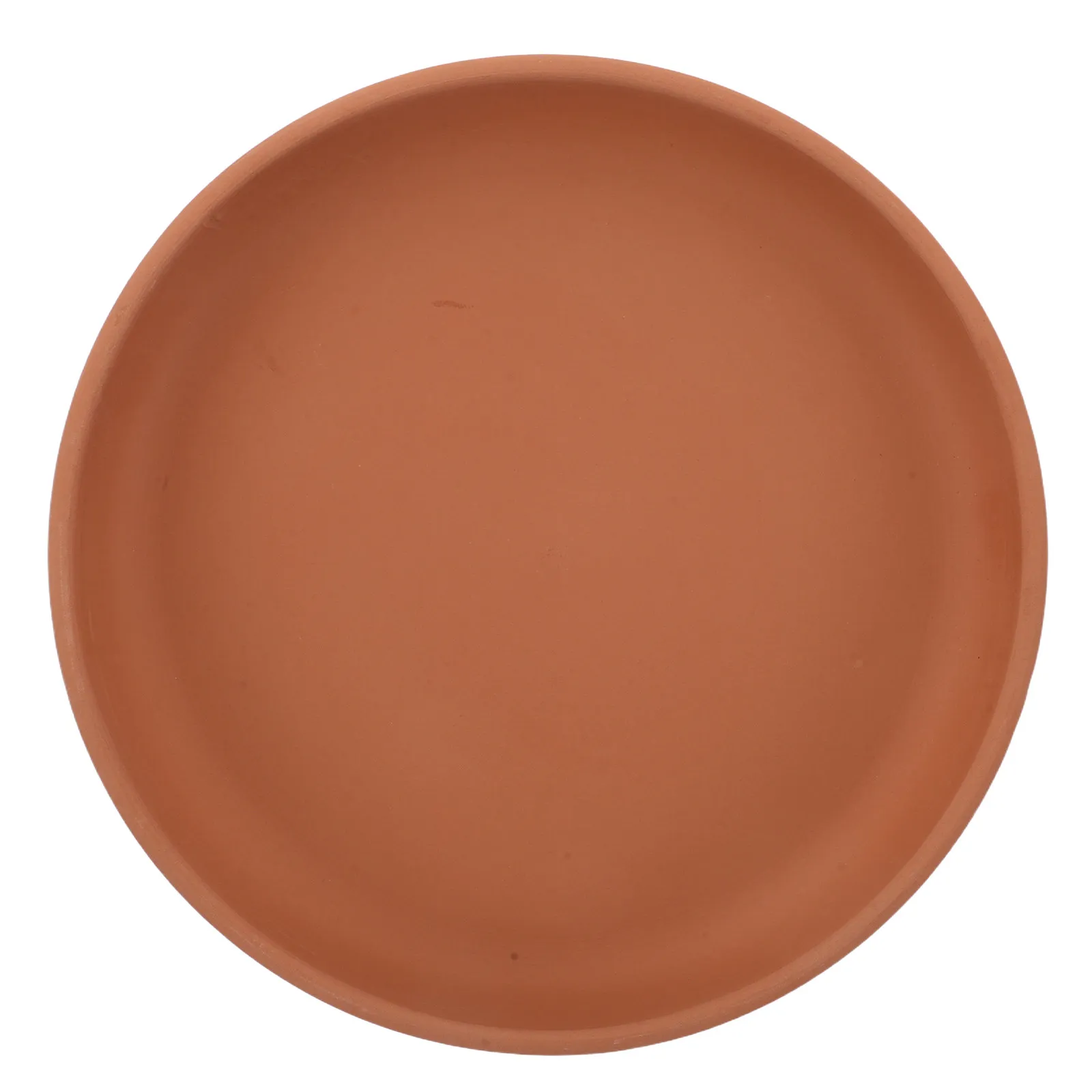 Terracotta Bread Basket Warmer 8 Inch Bread Warming Stone Tray Heat Retaining Stone for Indoor Outdoor Use Earthenware Pot Base