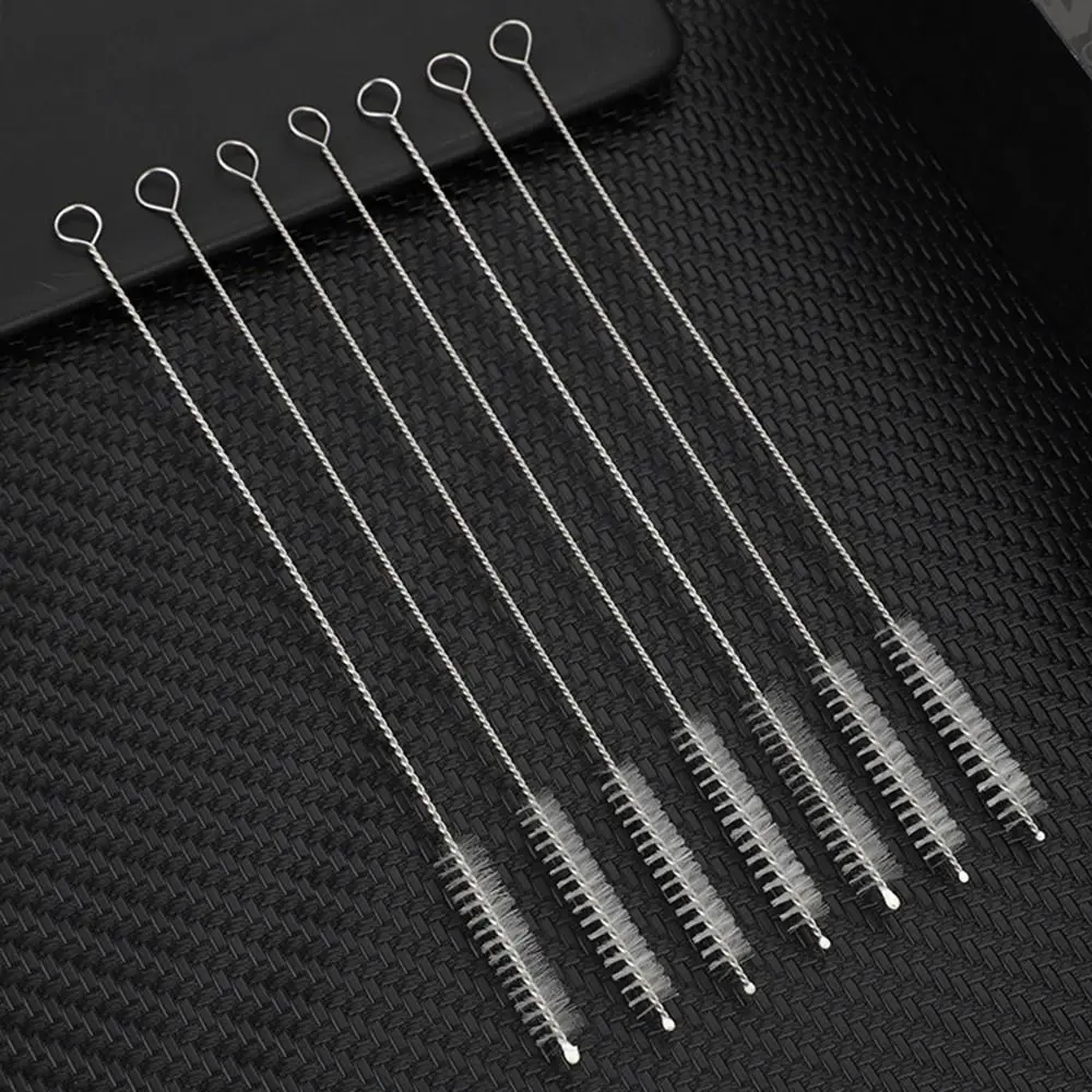 1Pcs Straight Bent Stainless Steel Straws Drinking Silver Cup Straw 6mm 8mm Reusable Replacement Straw for 30oz 40oz Tyeso Cup