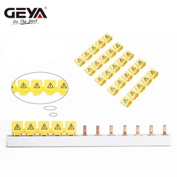 GEYA PIN TYPE MCB Busbar Protective Cover Teeth Busbar Protector Braces Terminal Caps 5 Teeths