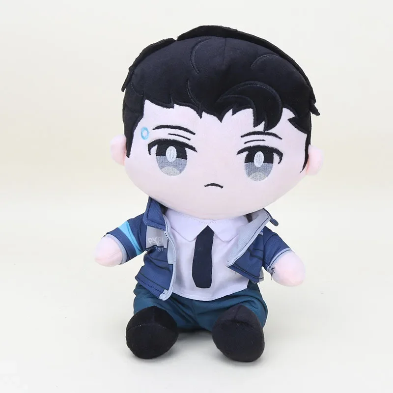 Detroit: Become Human DBH Connor RK800 Plush Stuffed Pillow Doll Cushion Plushie Dress Up Clothes Hat Cute Gift Game