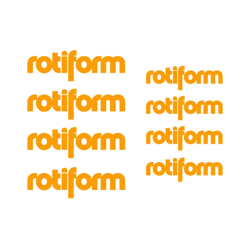 8pcs for Rotiform Wheels Logo Sticker | Car Rims Vinyl Die Cut Decal