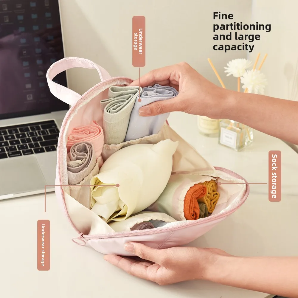 Underwear storage bag, a must for travel, portable close-fitting clothing bag, socks, underwear, bra, storage bag.