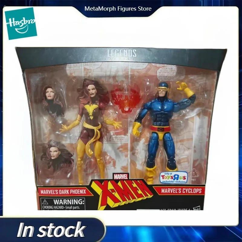 Original Hasbro Marvel Legends Series X-MAN DARK PHOENIX & CYCLOPS Action Toy Figure Model Collection
