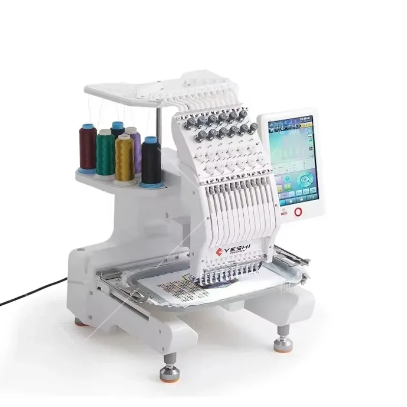 Free Video Guide Household and Industrial Mini Computerized Embroidery Machines China