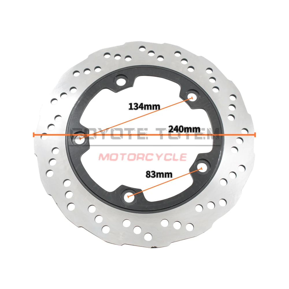 Motorcycle front and rear brake discs for Suzuki GSX250R DL250 DR300 TR300 XCR300