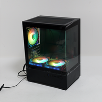 MANMU New Design Micro ATX Gaming pc Case Gaming Computer Cases & Towers pc Case Gaming Cabinet with 5 fan