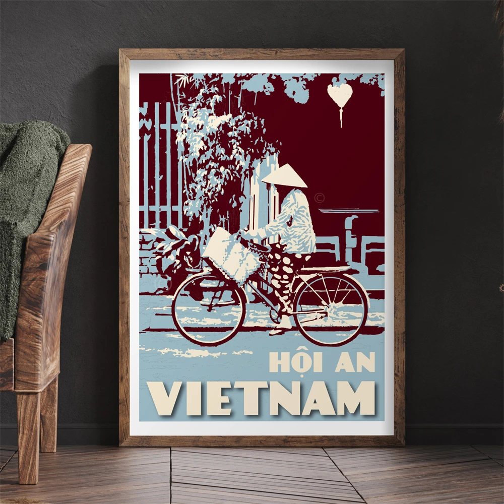Vintage Vietnam Poster Print V - Home Decor Vietnam review and price