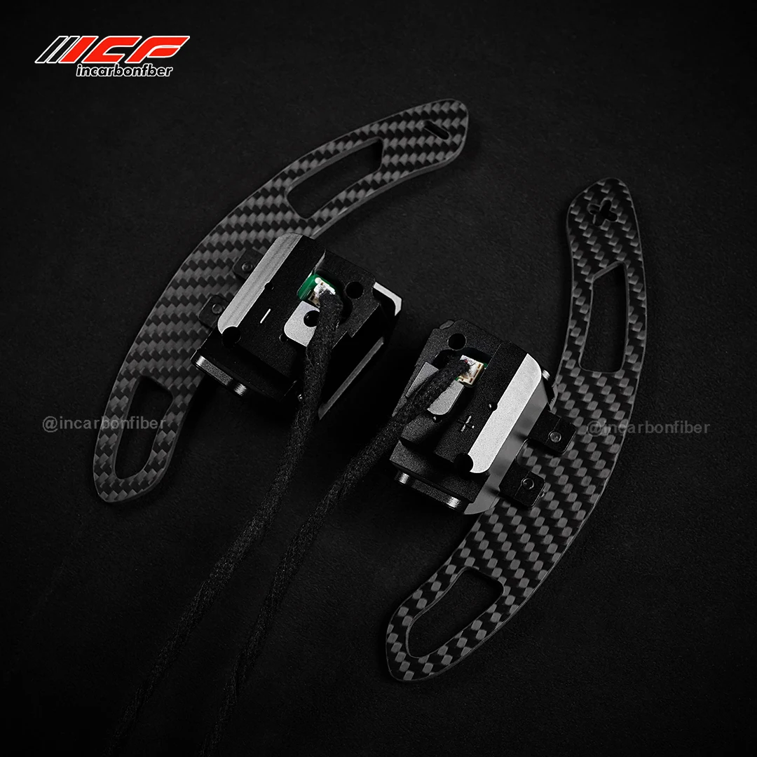 

ICF Carbon Fiber Magnetic Paddle Shifters For VW Golf 5 Glof 6 MK5 MK6 GTI CC Steering Wheel Shift Paddles Extension