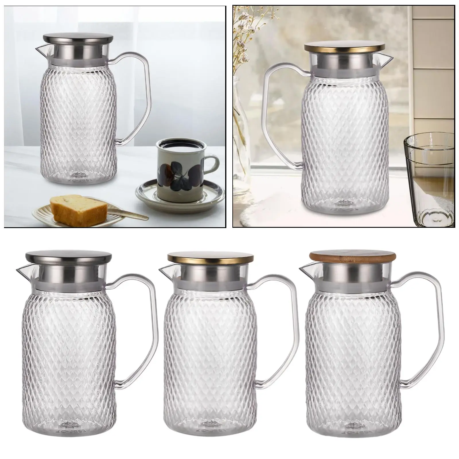 

Cold Pitcher Fridge with Handle Water Jug Cold Water Pitcher