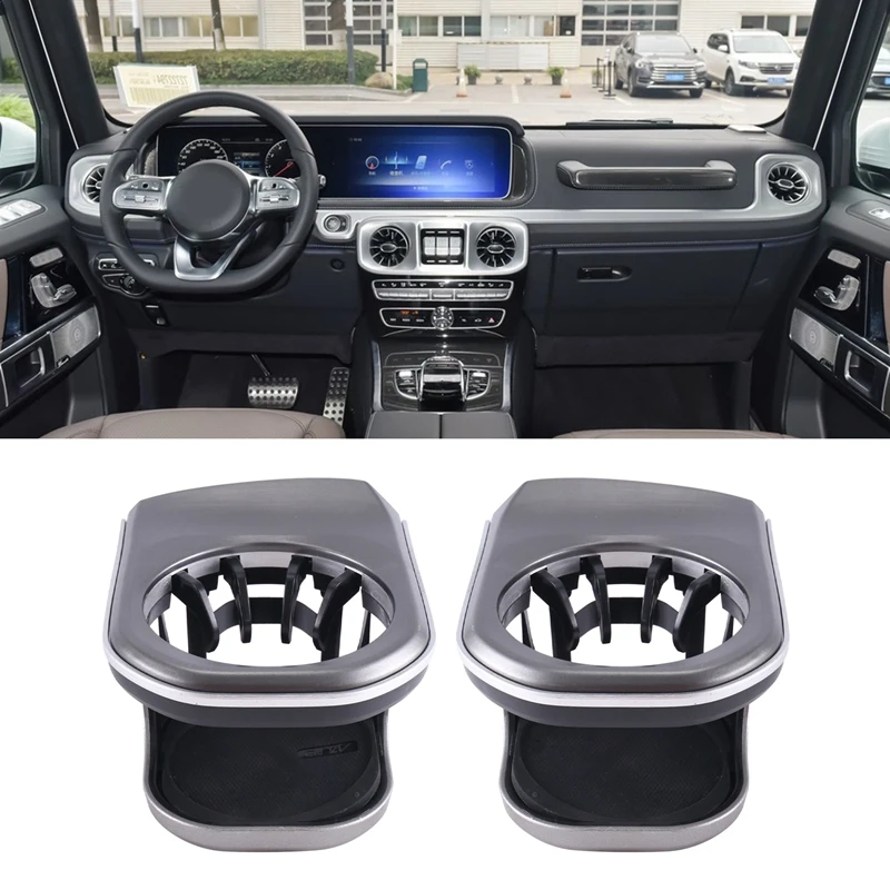 Car Built-In Fixed Cup Holder For Mercedes-Benz W464 G500 G63 G350 G550 Car Interior Style