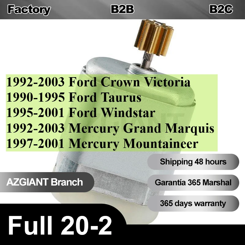 

Door Lock Motor for Ford Crown Victoria Taurus Windstar Mercury Grand Marquis Mountaineer Locking Actuator Center Control 12V