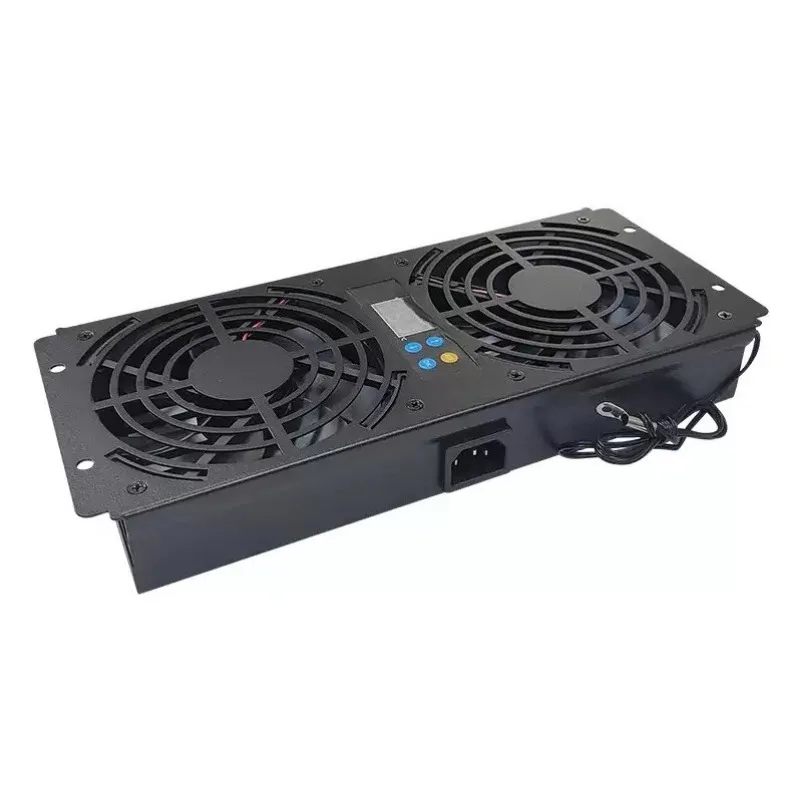1pcs Cabinet fan, unit Intelligent temperature control Speed regulation Energy saving Noise reduction Exhaust cooling fan module