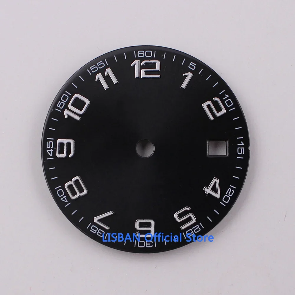 29.2mm sterile black blue silver watch dial fit ETA 2824 2836 Miyota 8205 8215 821A Mingzhu DG 2813 3804 movement