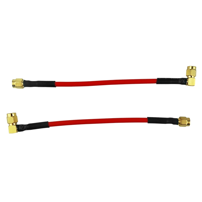 Pin macho SMA a macho doblado SMA, cable adaptador RG402 RF, impermeable, chapado en plata