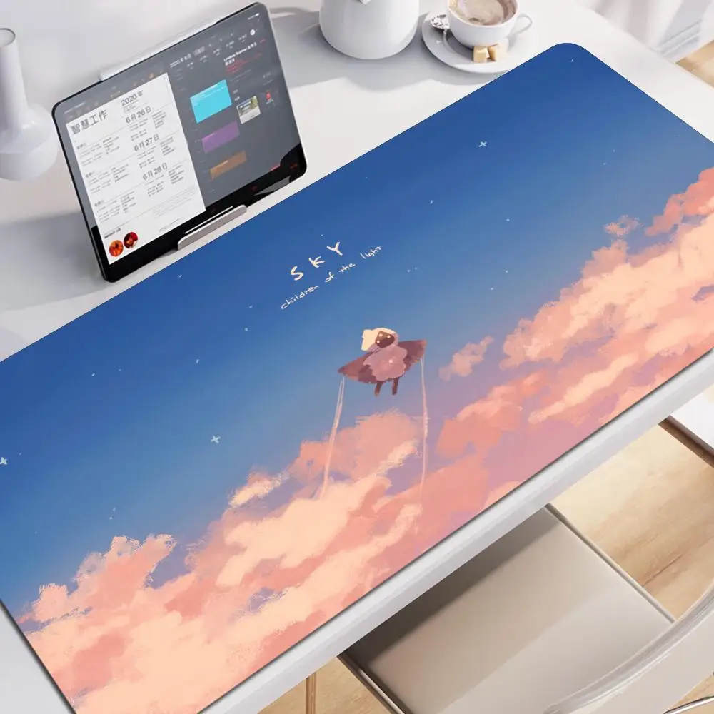 Game S-Sky Children of the Light Mousepad Mouse Mat With Pad gaming accessories Prime Gaming XXL Keyboard Pad Stitch Padding Mat