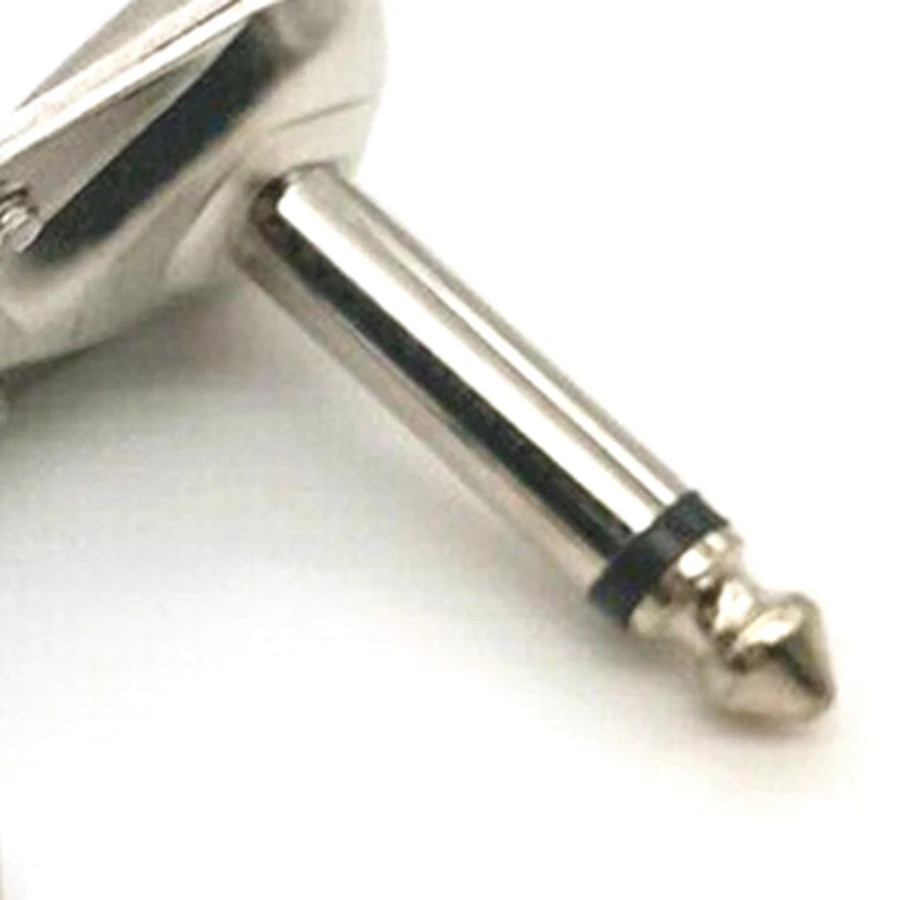 

AA85 1/4 Inch Right Angle Plugs Mono Flat Low Style for Speaker Cables, Patch Cables 1/4 Inch Phono 6.3mm Phone Plug - 10 Pack