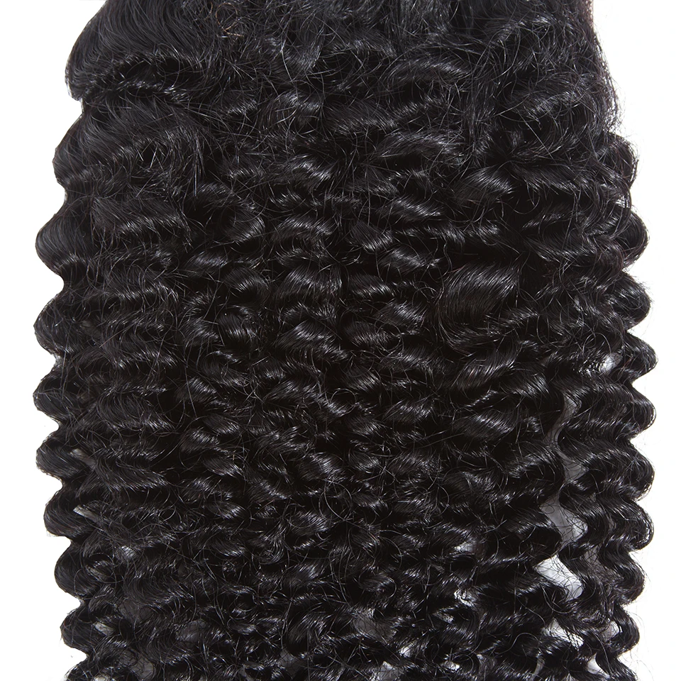 Afro Kinky Curly Lace Frmetals, Brésilien, 100% Cheveux humains, Transparent, 4x4, 13x4