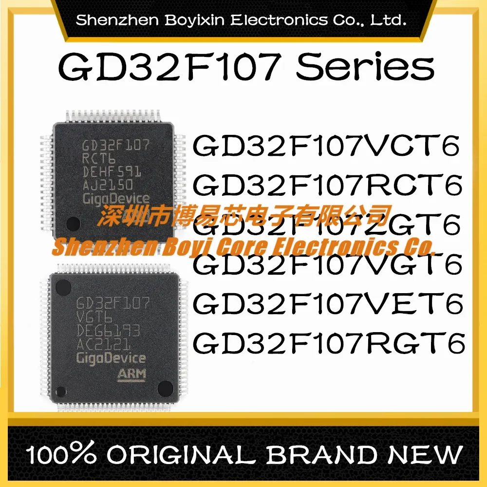 

GD32F107VCT6 GD32F107RCT6 GD32F107ZGT6 GD32F107VGT6 GD32F107VET6 GD32F107RGT6 New Original Genuine